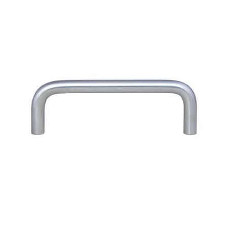 Crown 3-4/5" Wire Cabinet Pull with 3-1/2" Center to Center Satin Nickel Finish CHP354SN